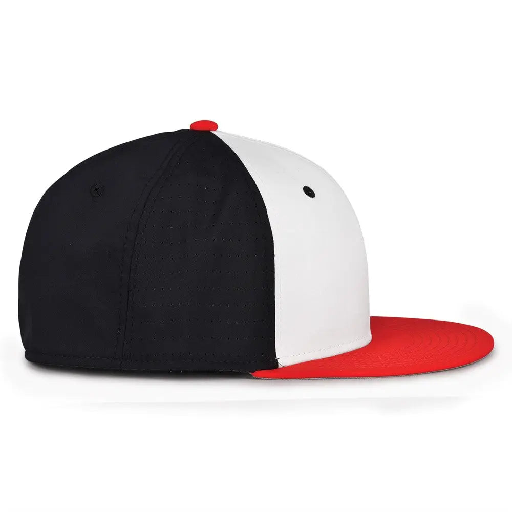 The Game GB998 Perforated GameChanger Cap - White Black Red