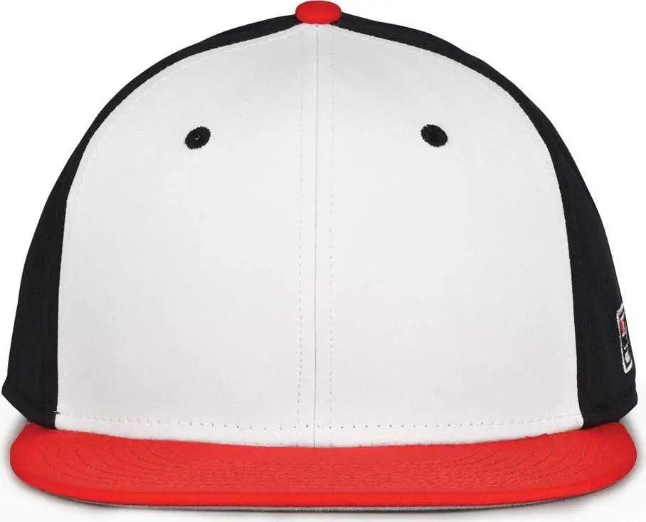 The Game GB998 Perforated GameChanger Cap - White Black Red
