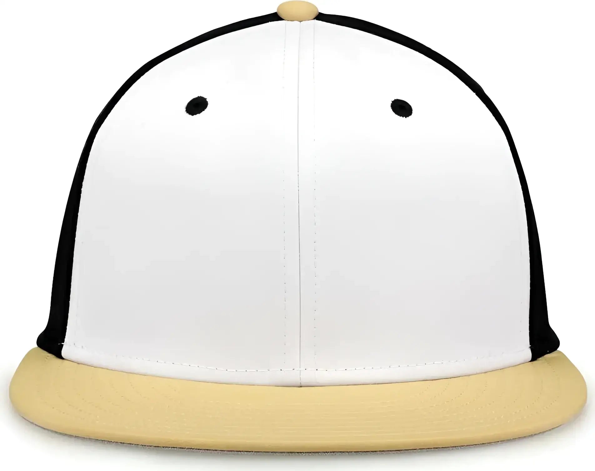 The Game GB998 Perforated GameChanger Cap - White Black Vegas Gold