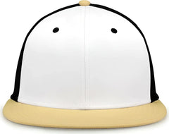 The Game GB998 Perforated GameChanger Cap White Black Vegas Gold