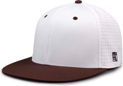 The Game GB998 Perforated GameChanger Cap White Brown White Brown / XS