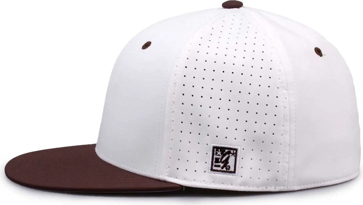The Game GB998 Perforated GameChanger Cap - White Brown