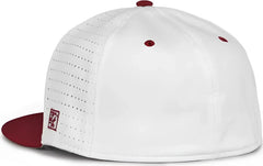 The Game GB998 Perforated GameChanger Cap White Cardinal
