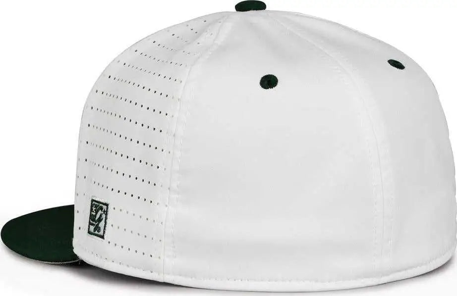 The Game GB998 Perforated GameChanger Cap - White Dark Green