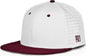 The Game GB998 Perforated GameChanger Cap White Dark Maroon White Maroon / 6 1/2’’ 6 3/4’’