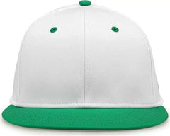 The Game GB998 Perforated GameChanger Cap White Kelly Green