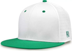 The Game GB998 Perforated GameChanger Cap White Kelly Green White Kelly / 6 1/2’’ 6 3/4’’