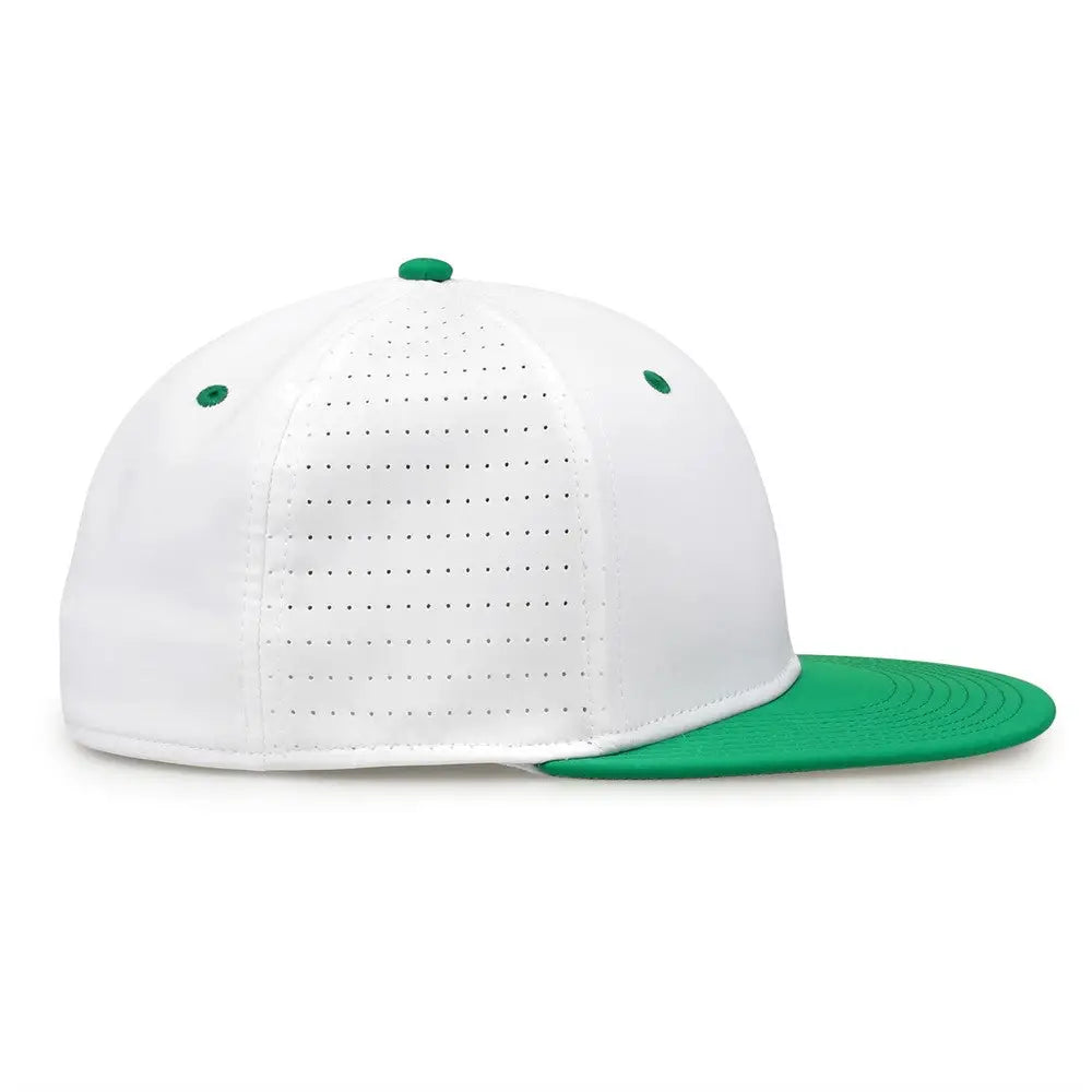 The Game GB998 Perforated GameChanger Cap - White Kelly Green