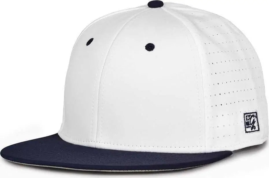 The Game GB998 Perforated GameChanger Cap White Navy White Navy / 6 1/2’’ 6 3/4’’