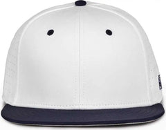 The Game GB998 Perforated GameChanger Cap White Navy