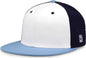 The Game GB998 Perforated GameChanger Cap White Navy Columbia Blue White Columbia Blue / 6 1/2’’ 6 3/4’’