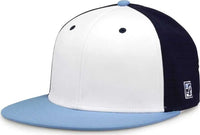 The Game GB998 Perforated GameChanger Cap White Navy Columbia Blue White Columbia Blue / 6 1/2’’ 6 3/4’’