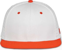 The Game GB998 Perforated GameChanger Cap White Orange