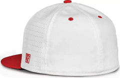 The Game GB998 Perforated GameChanger Cap White Red
