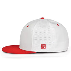 The Game GB998 Perforated GameChanger Cap White Red