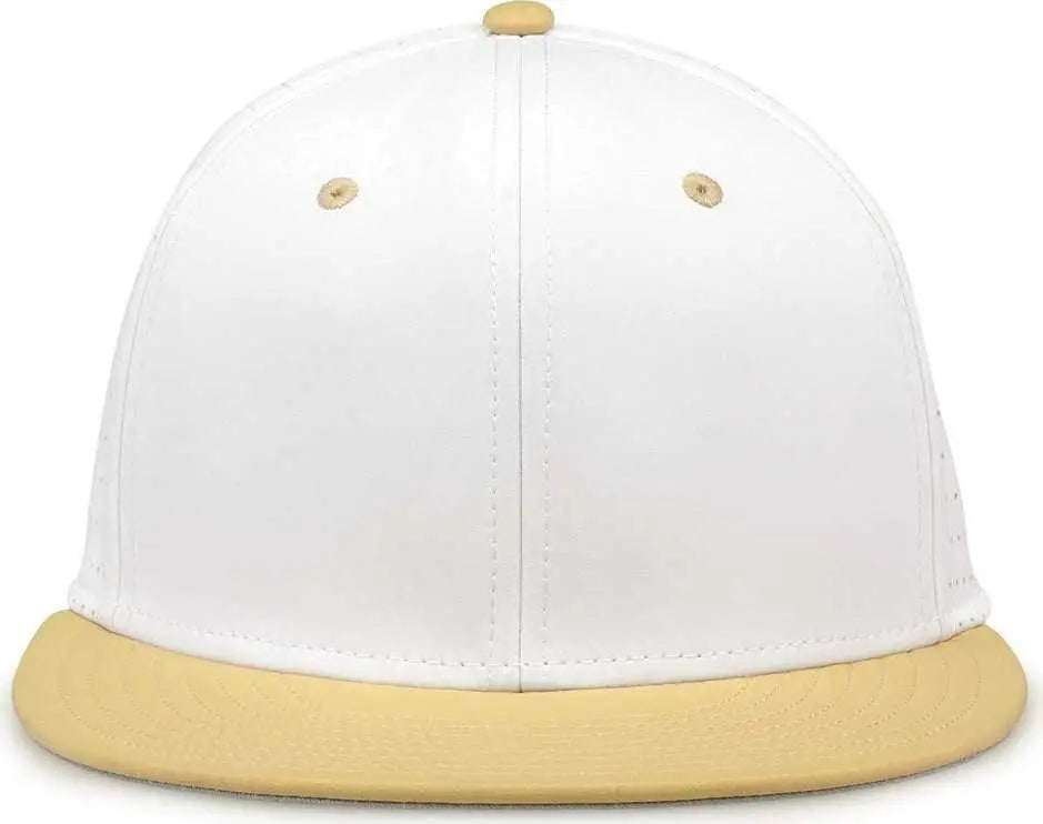 The Game GB998 Perforated GameChanger Cap - White Vegas Gold