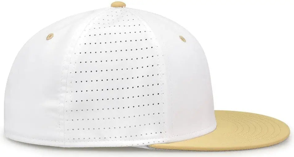 The Game GB998 Perforated GameChanger Cap - White Vegas Gold