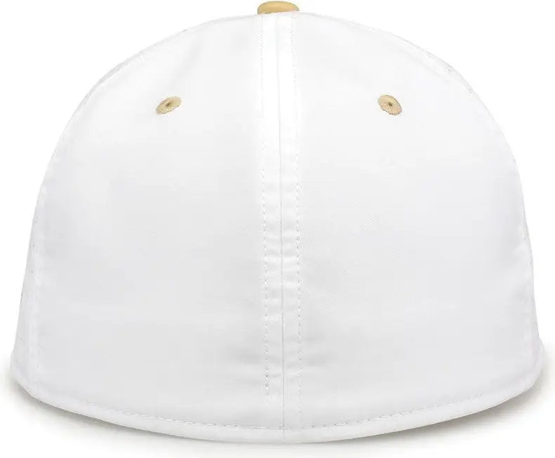The Game GB998 Perforated GameChanger Cap - White Vegas Gold