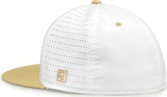 The Game GB998 Perforated GameChanger Cap White Vegas Gold