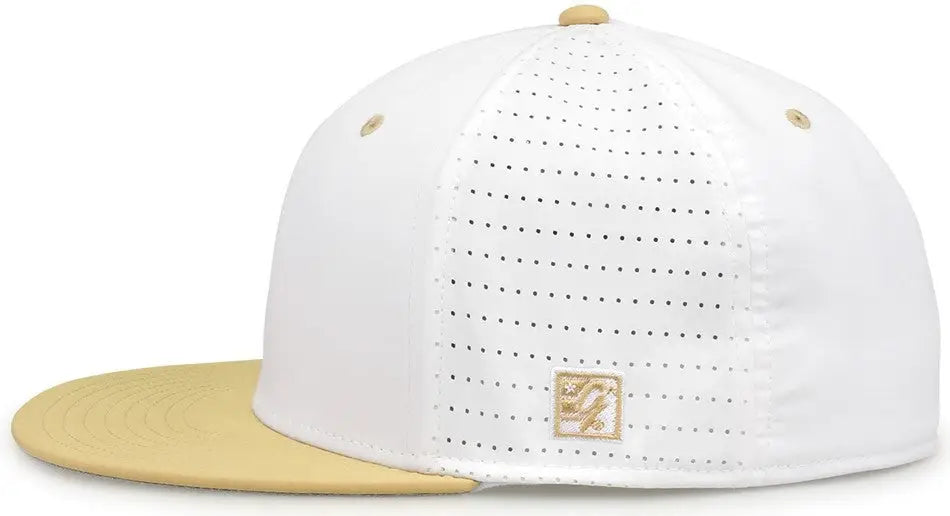 The Game GB998 Perforated GameChanger Cap - White Vegas Gold