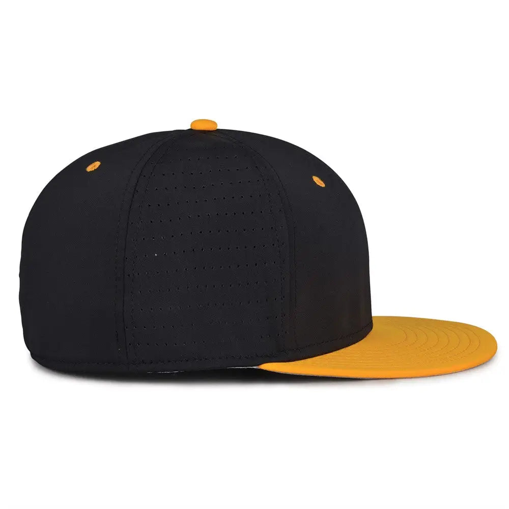 The Game GB999 Low Pro Perforated GameChanger Cap - Black Athletic Gold