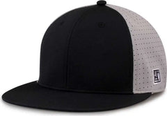 The Game GB999 Low Pro Perforated GameChanger Cap Black Gray Black Gray / 6 1/2’’ 6 3/4’’