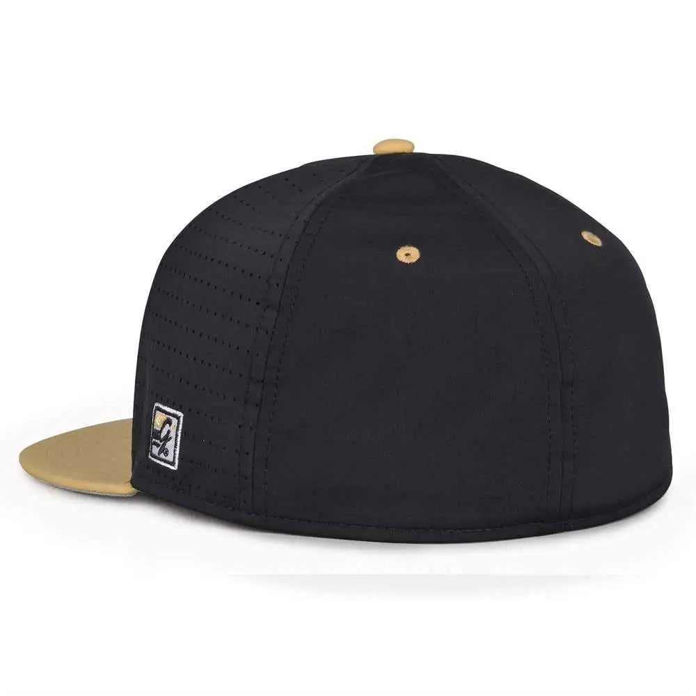The Game GB999 Low Pro Perforated GameChanger Cap - Black Vegas Gold