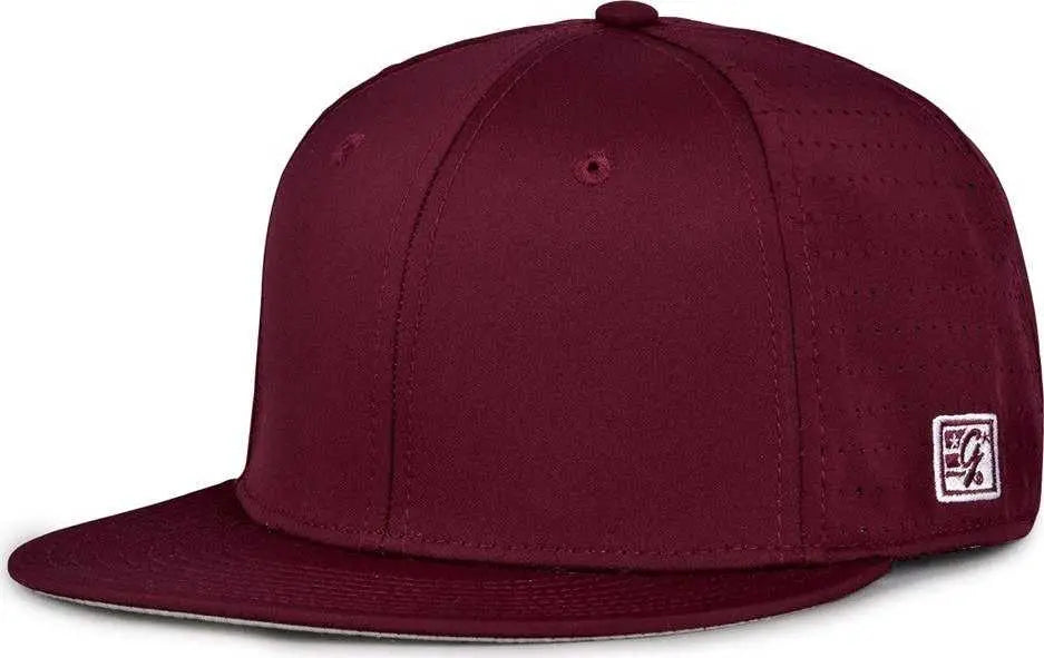 The Game GB999 Low Pro Perforated GameChanger Cap Dark Maroon Maroon / 6 1/2’’ 6 3/4’’