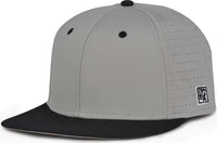 The Game GB999 Low Pro Perforated GameChanger Cap Gray Black Gray Black / 6 1/2’’ 6 3/4’’