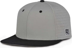 The Game GB999 Low Pro Perforated GameChanger Cap Gray Black Gray Black / 6 1/2’’ 6 3/4’’