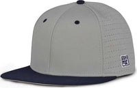 The Game GB999 Low Pro Perforated GameChanger Cap Gray Navy Gray Navy / 6 1/2’’ 6 3/4’’