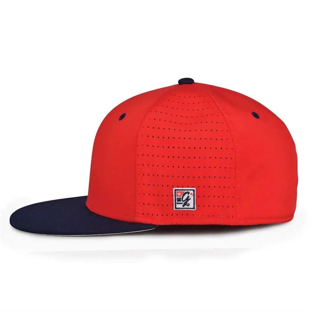 The Game GB999 Low Pro Perforated GameChanger Cap - Red Navy