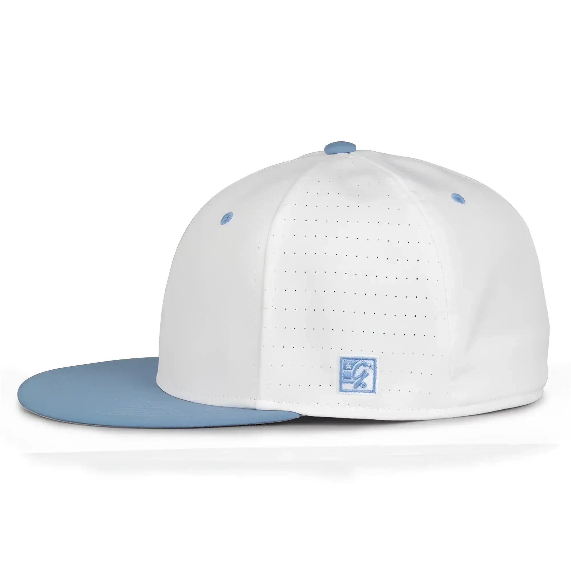 The Game GB999 Low Pro Perforated GameChanger Cap - White Columbia Blue