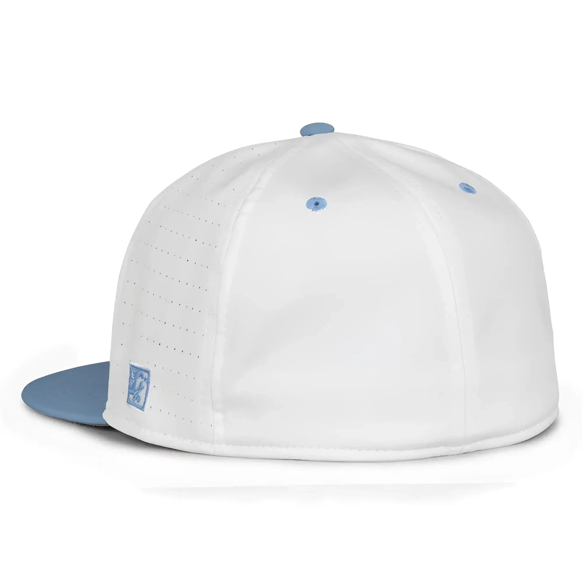The Game GB999 Low Pro Perforated GameChanger Cap - White Columbia Blue