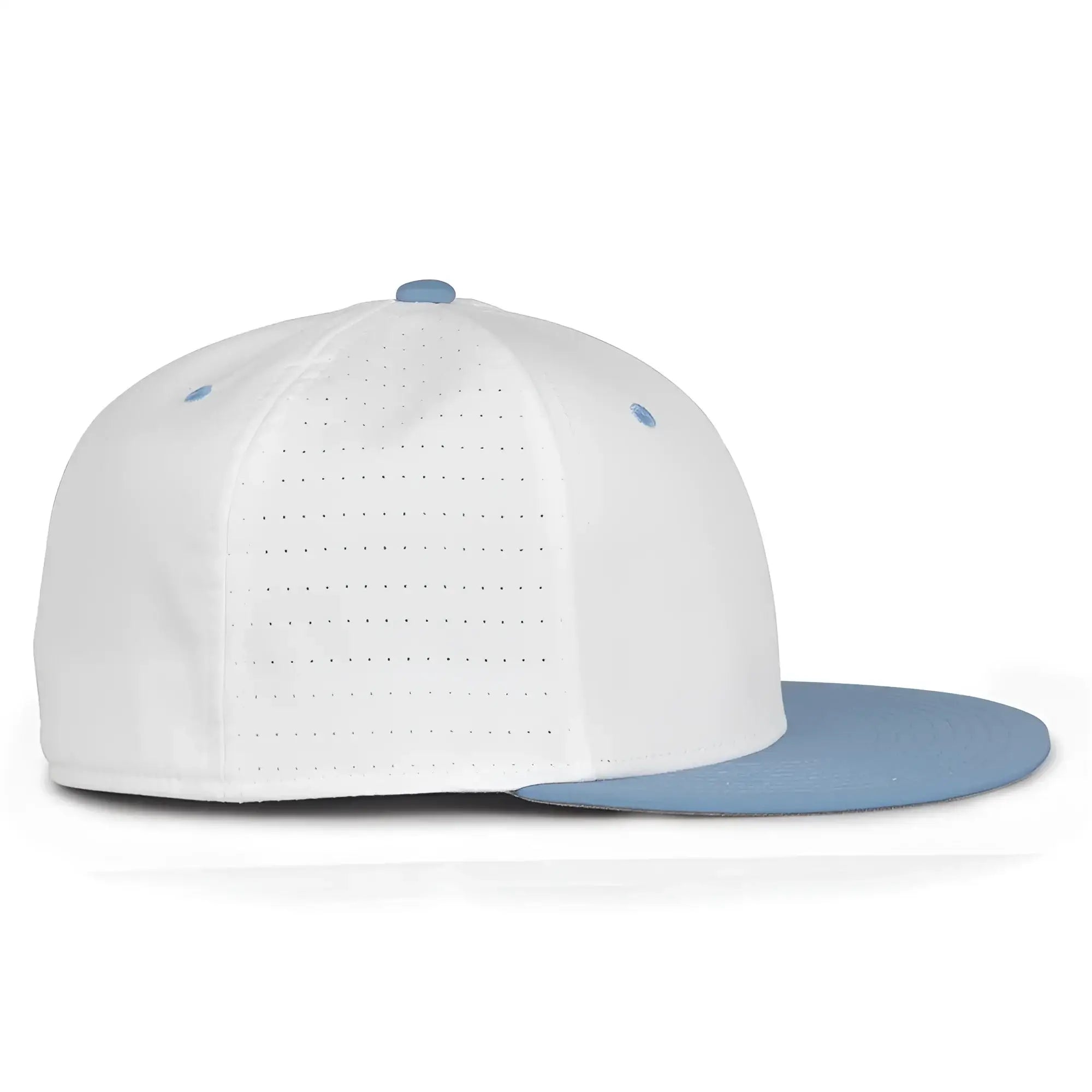 The Game GB999 Low Pro Perforated GameChanger Cap - White Columbia Blue