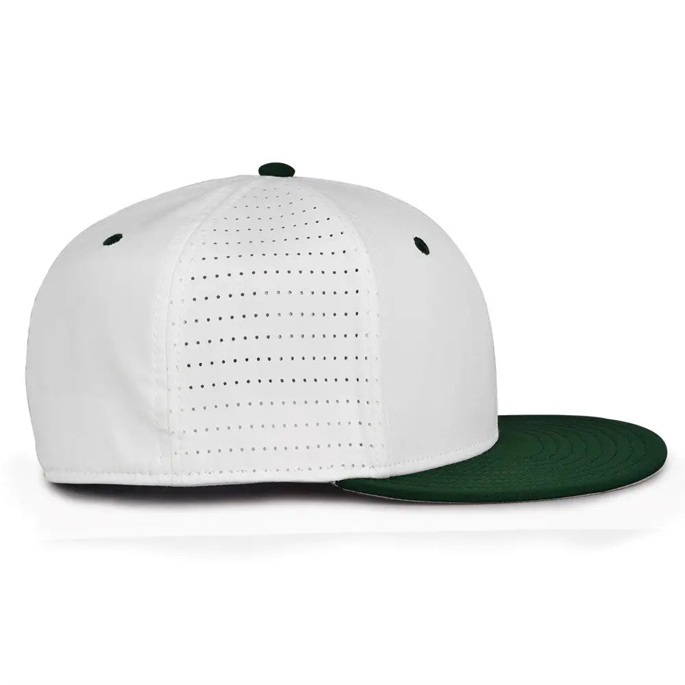 The Game GB999 Low Pro Perforated GameChanger Cap - White Dark Green