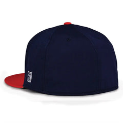 The Game GB999 Low Pro Perforated GameChanger Cap White Navy Red