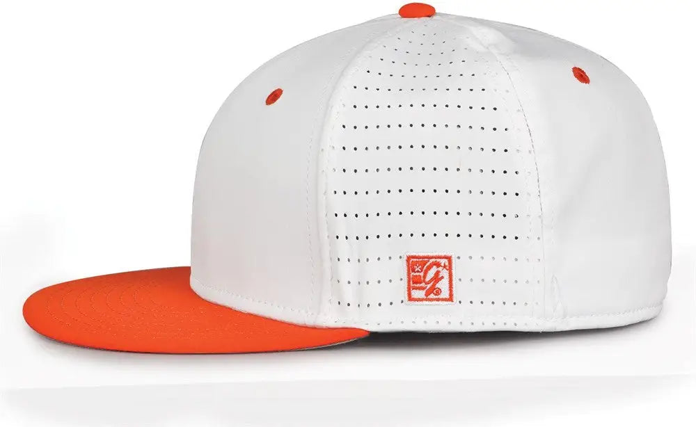 The Game GB999 Low Pro Perforated GameChanger Cap - White Orange