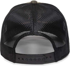 OC Sports TRU04A Canvas Camo Mesh Back Cap - TrueTimber Kanati Black | HIT a Double