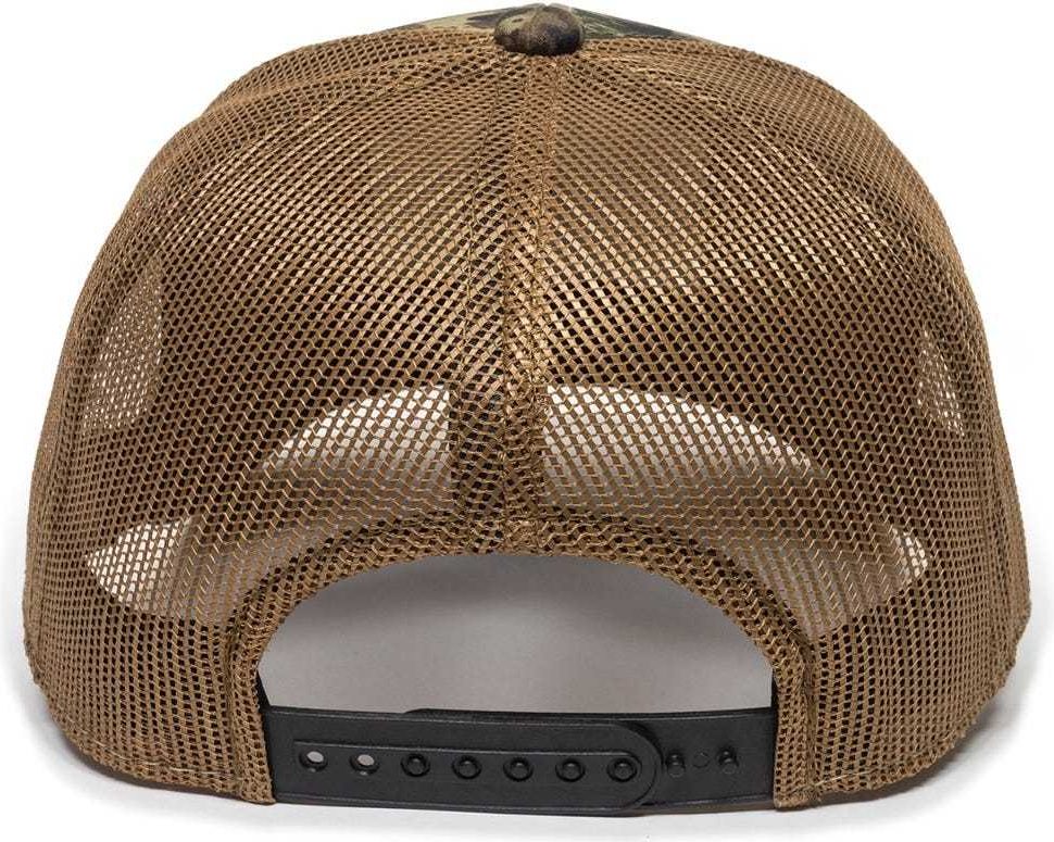 OC Sports USA-170 Polyester Camo Mesh Back Cap - Veil Camo Whitetail Brown | HIT a Double