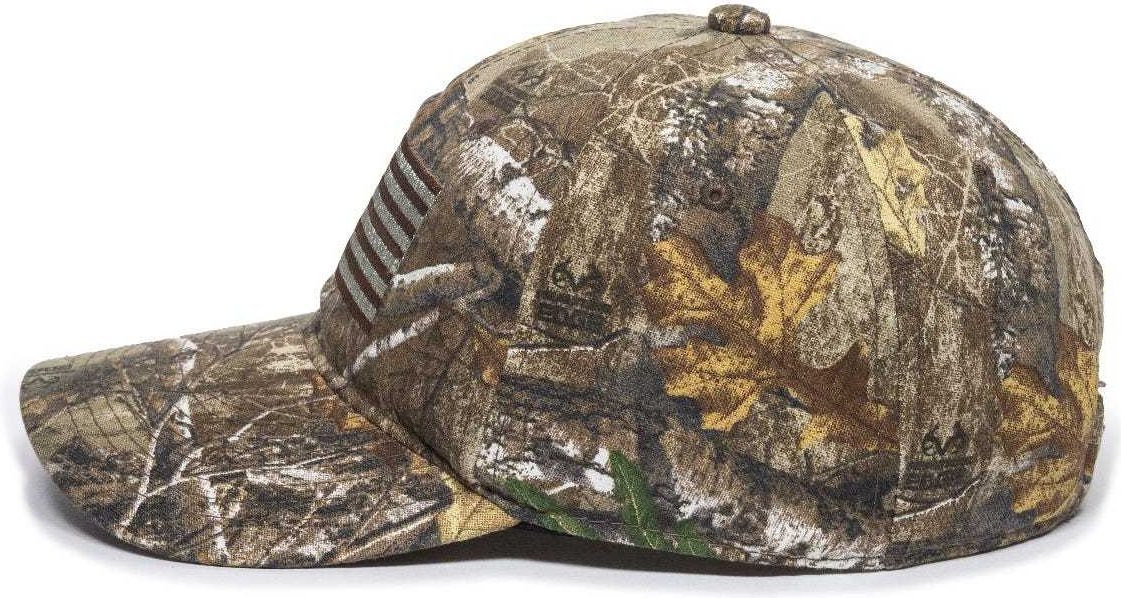 OC Sports USA-200 Adjustable Cap - Realtree Edge - HIT a Double - 5