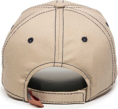 OC Sports USA-800 Adjustable Cap - Khaki | HIT a Double