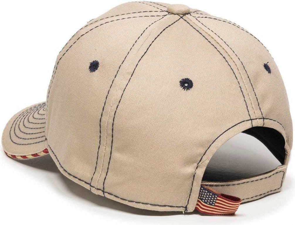 OC Sports USA-800 Adjustable Cap - Khaki | HIT a Double