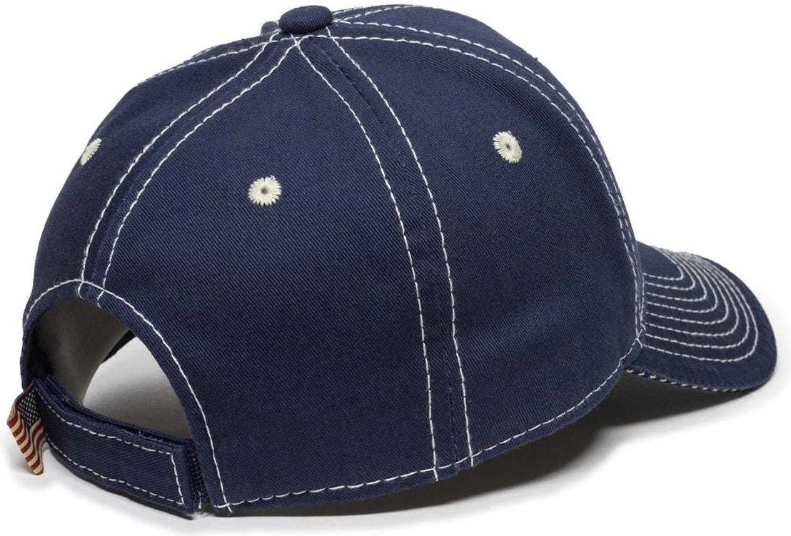 OC Sports USA-800 Adjustable Cap - Navy | HIT a Double