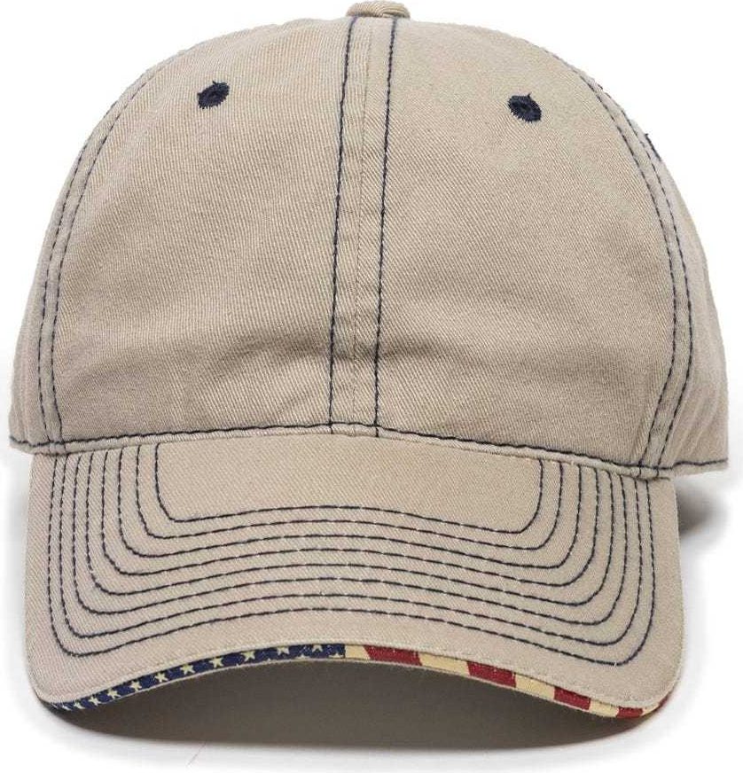 OC Sports USA-850 Adjustable Cap - Khaki | HIT a Double