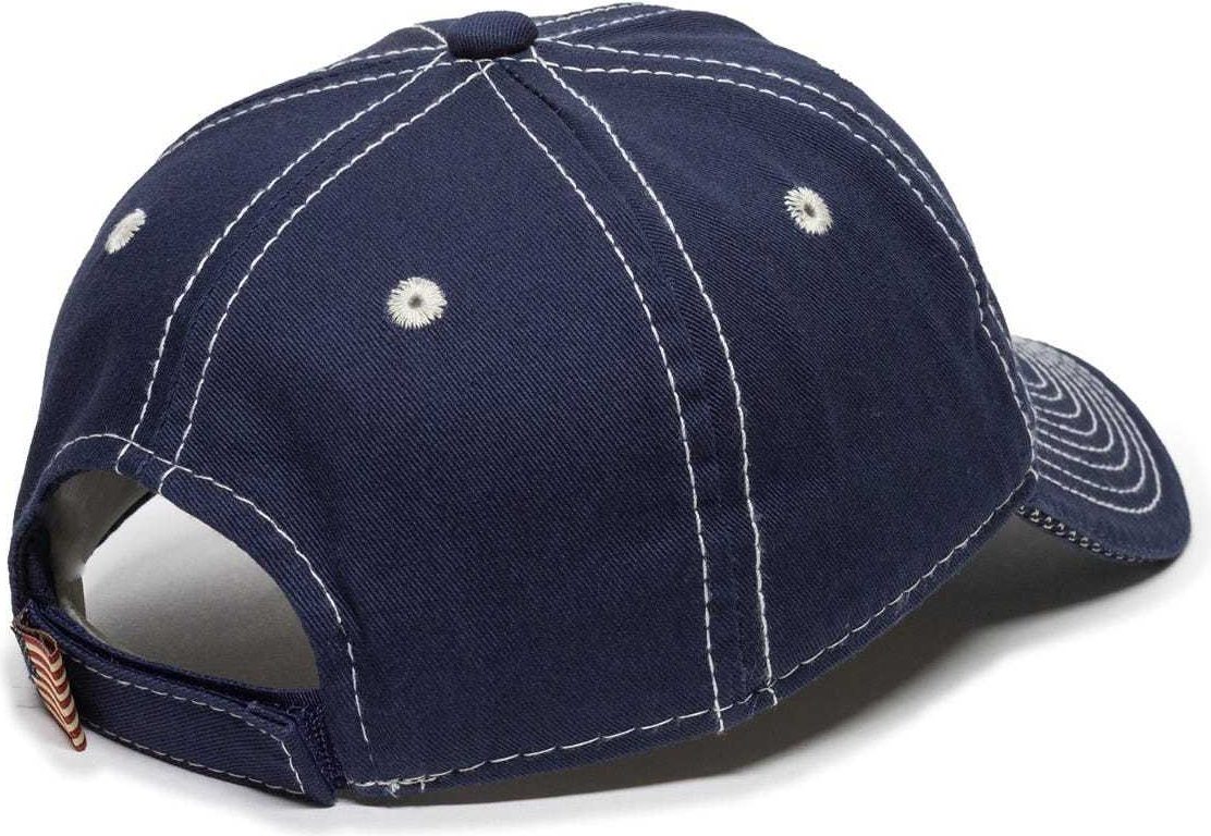 OC Sports USA-850 Adjustable Cap - Navy - HIT a Double - 7
