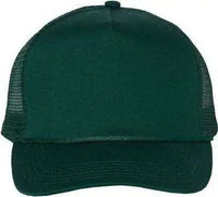 Valucap 8804H Five-Panel Mesh-Back Trucker Cap - Forest - Forest / One Size Fits Most
