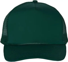 Valucap 8804H Five Panel Mesh Back Trucker Cap Forest Forest / One Size Fits Most