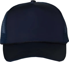 Valucap 8804H Five-Panel Mesh-Back Trucker Cap - Navy - Navy / 6 5/8’’ - 7 3/8’’