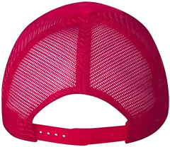 Valucap 8804H Five Panel Mesh Back Trucker Cap Red Red / 6 5/8’’ 7 3/8’’